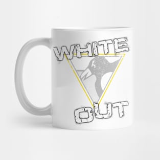 The Penguins are in a White Out Mug